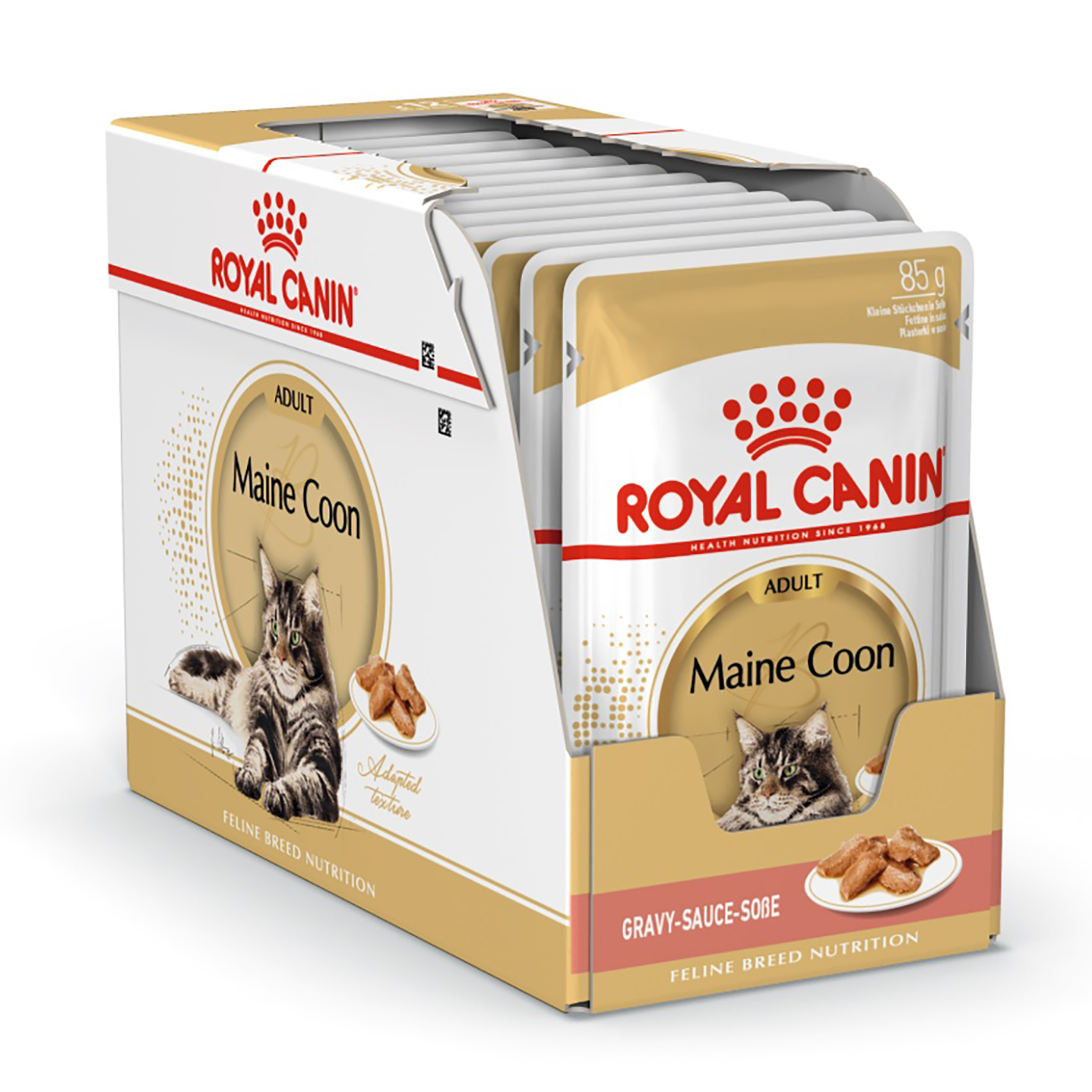 Корм влажный для кошек ROYAL CANIN Maine Coon 85г породы мейн-кун пауч - фото 4