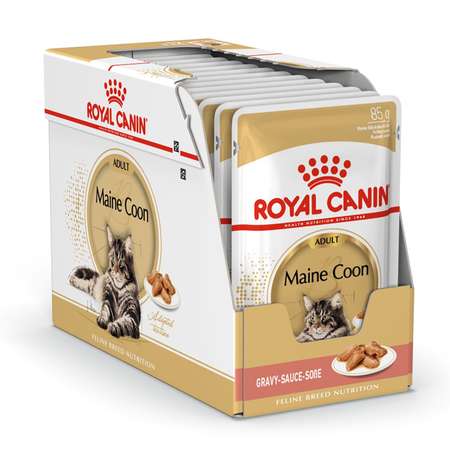 Корм влажный для кошек ROYAL CANIN Maine Coon 85г породы мейн-кун пауч