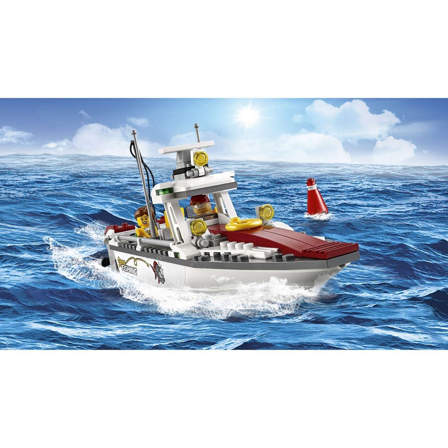 Конструктор LEGO City Great Vehicles Рыболовный катер (60147) - фото 7