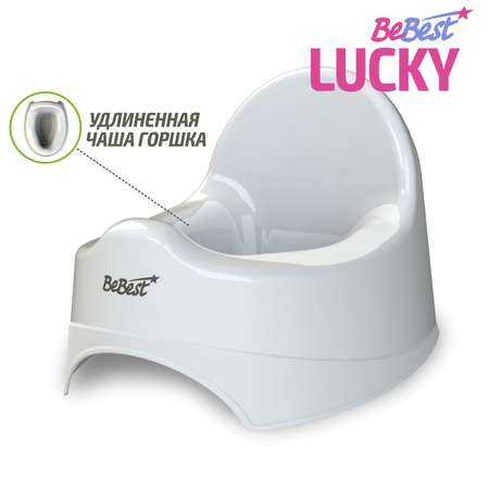 Горшок детский BeBest Lucky белый