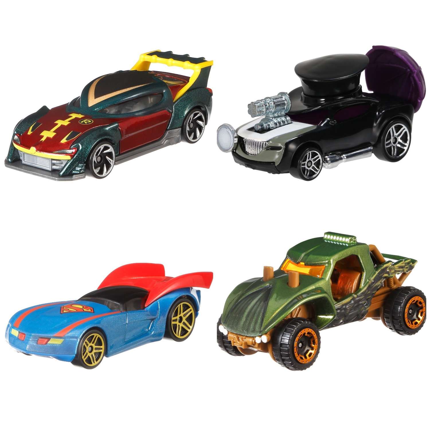 Машинки Hot Wheels персонажей DC в ассортименте DKJ66 - фото 1