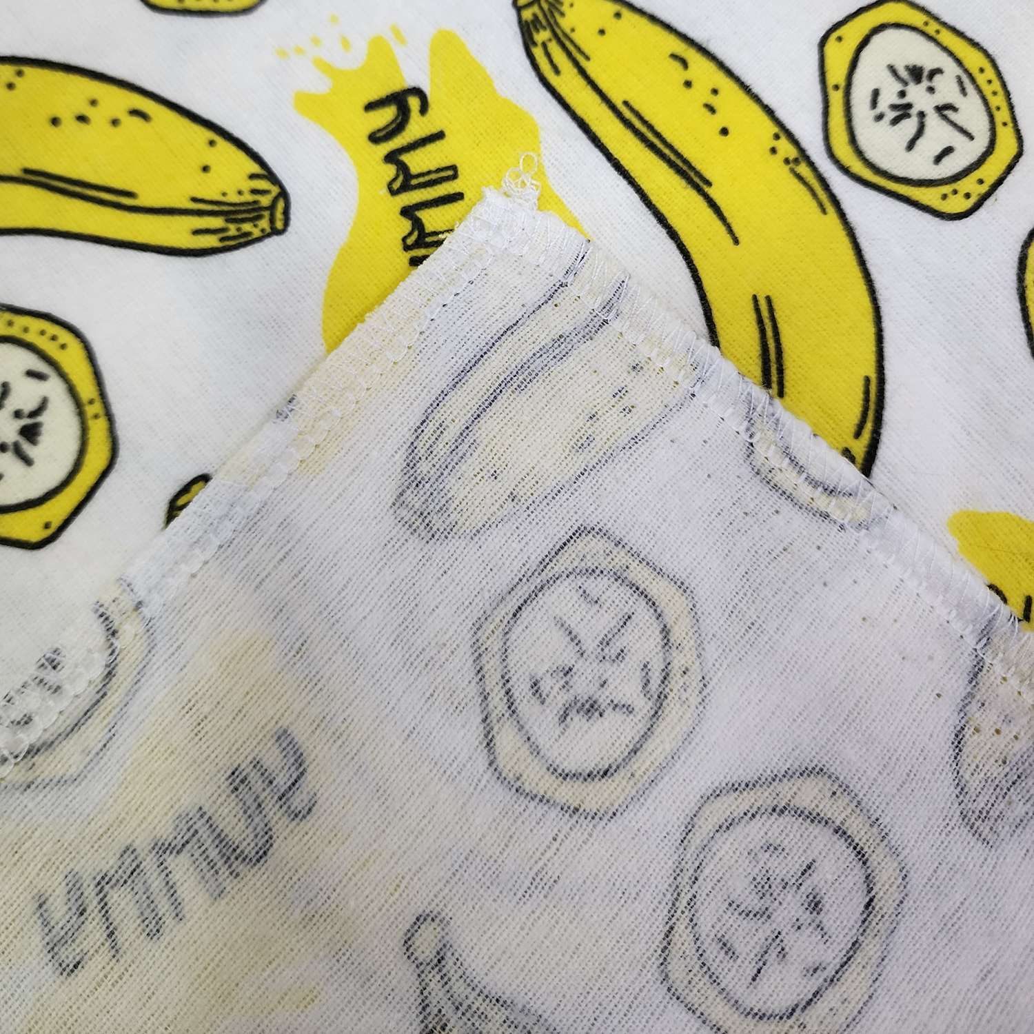 Пеленка Babyton фланелевая Банан - фото 2