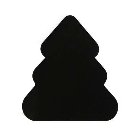 Блок ArtFox с липким слоем черные «Пирамида»
