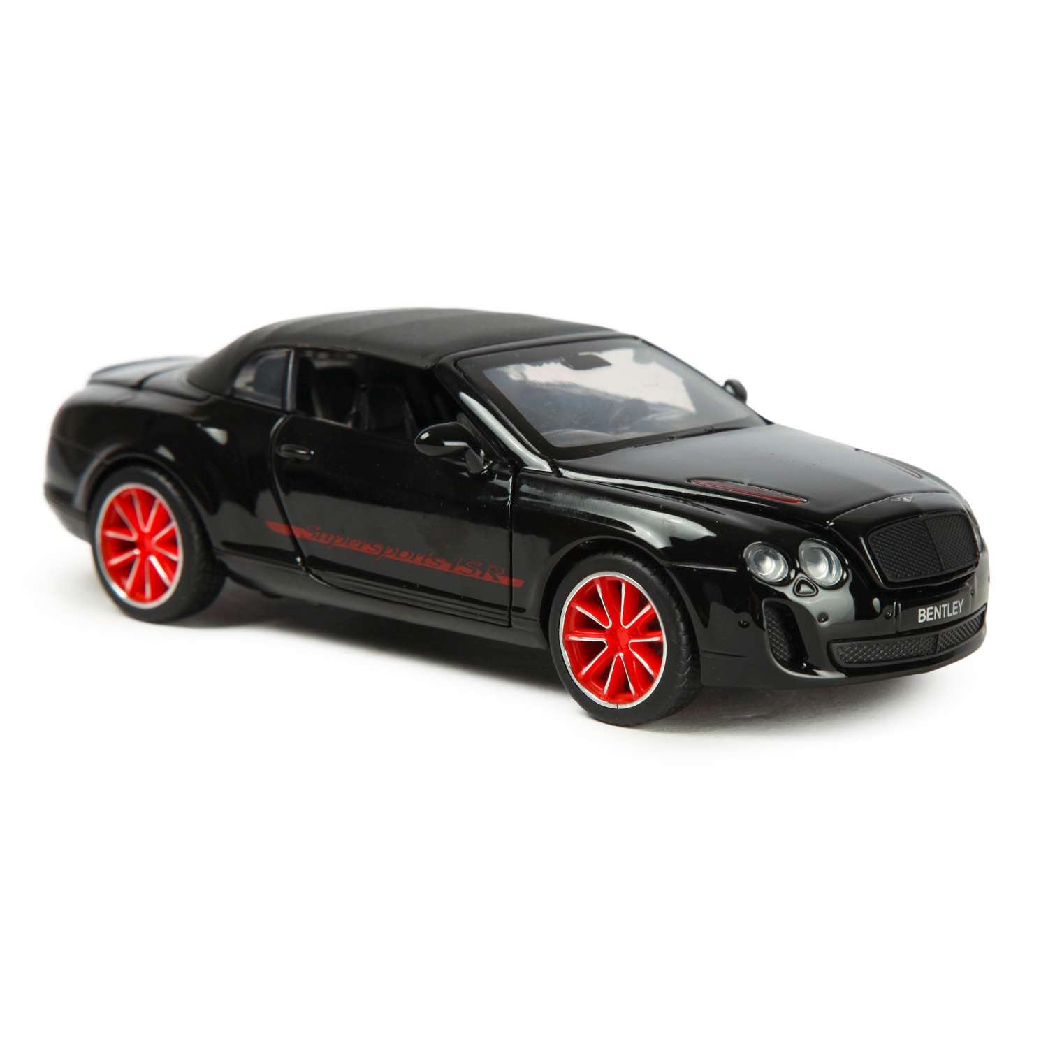 Машинка Mobicaro 1:32 Bentley Continental Supersports ISR Черная 68313 68313 - фото 1