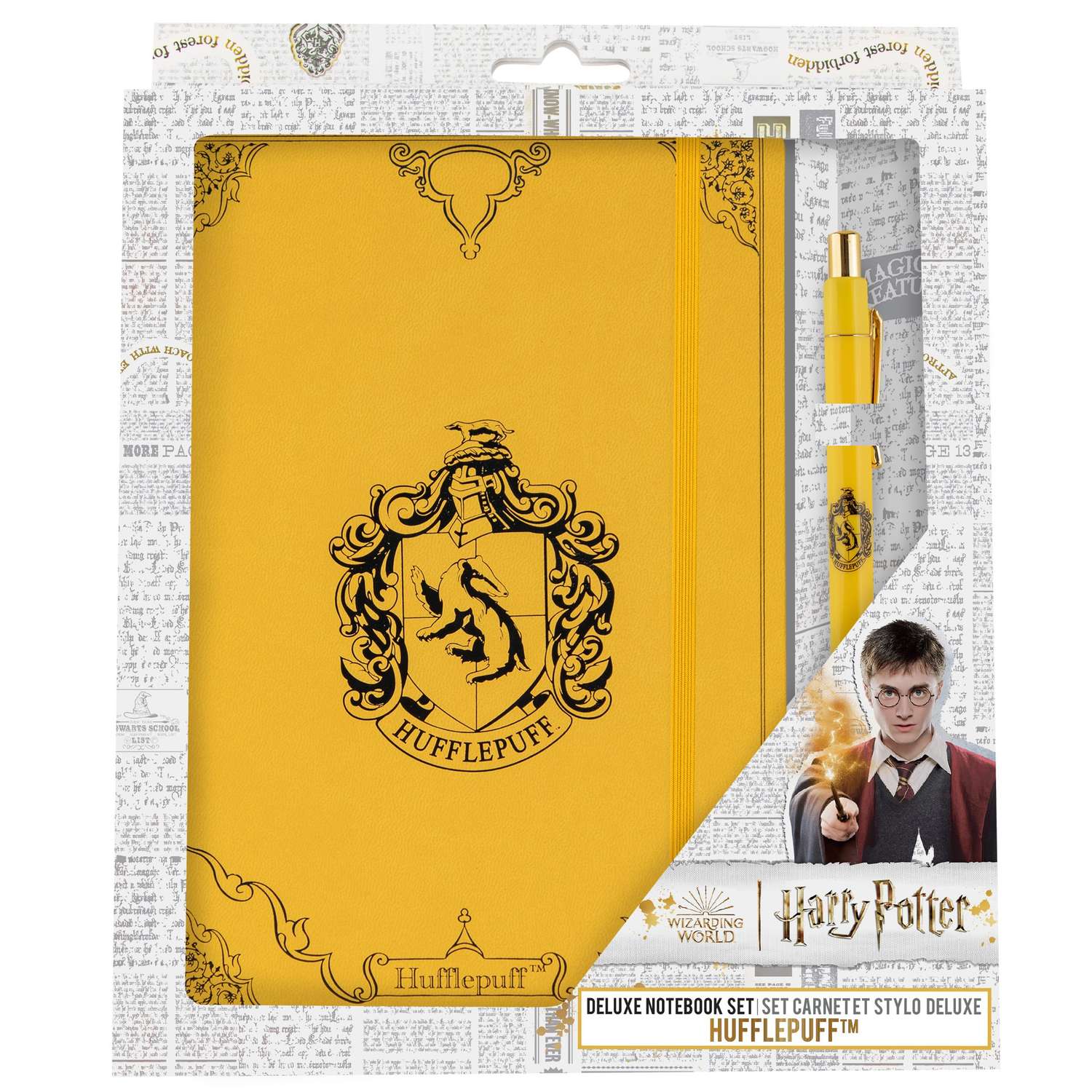 Блокнот Harry Potter Пуффендуй 160 листов и ручка - фото 9