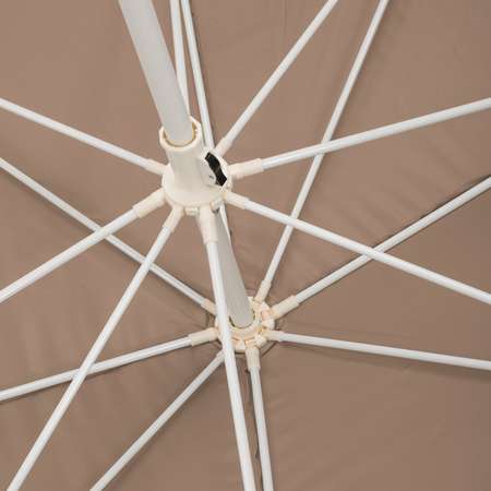 Зонт пляжный BABY STYLE большой 1.75х2.4 м Oxford прямоуголный бежевый