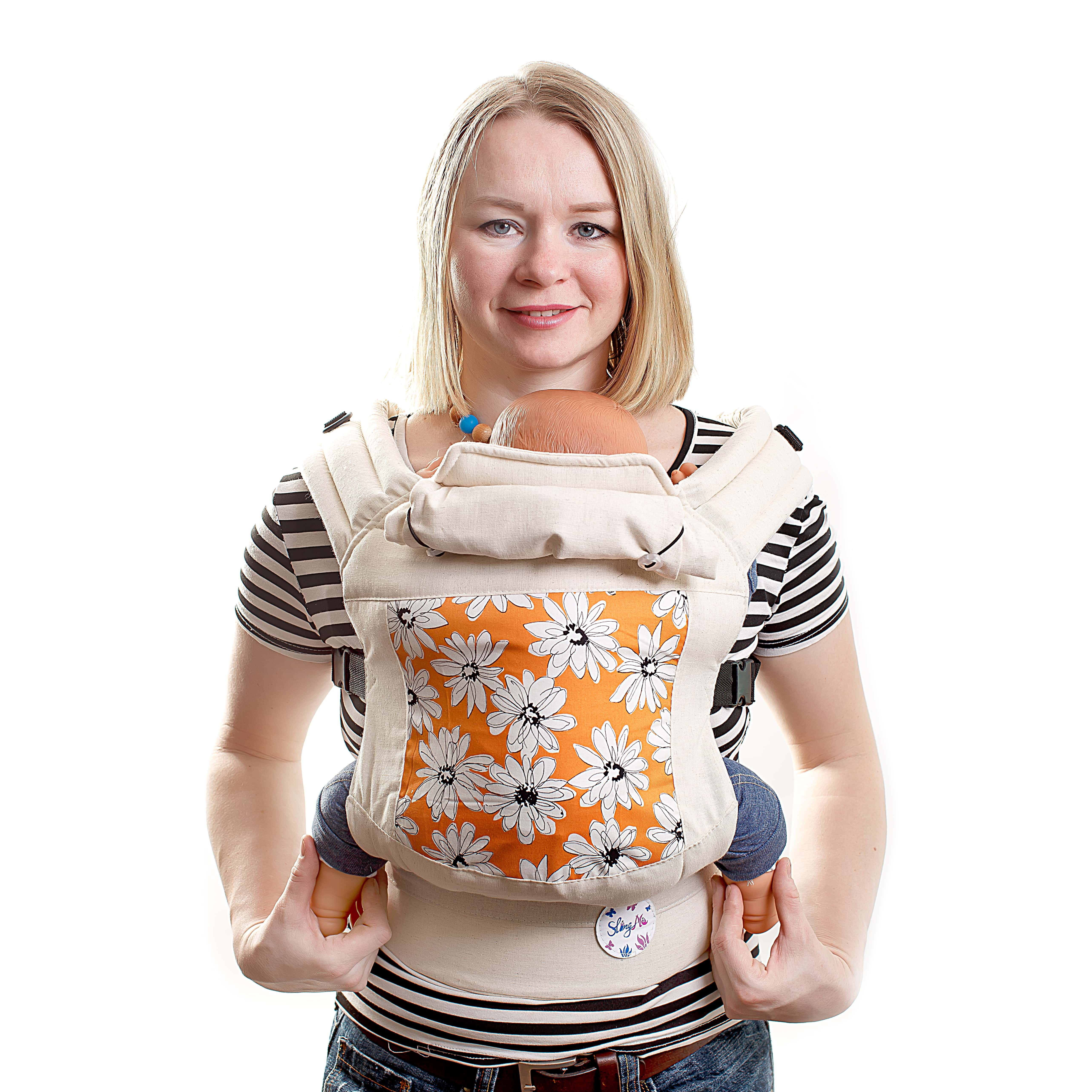 Эрго-рюкзак SlingMe Классик с 4 месяцев без намотки от 7 до 20 кг 002-004 - фото 1