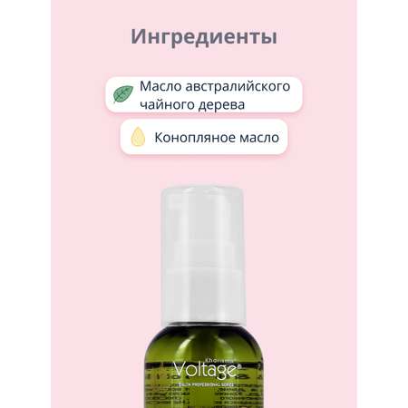 Масло для волос Kharisma Voltage Tea tree and hemp oil 40 мл