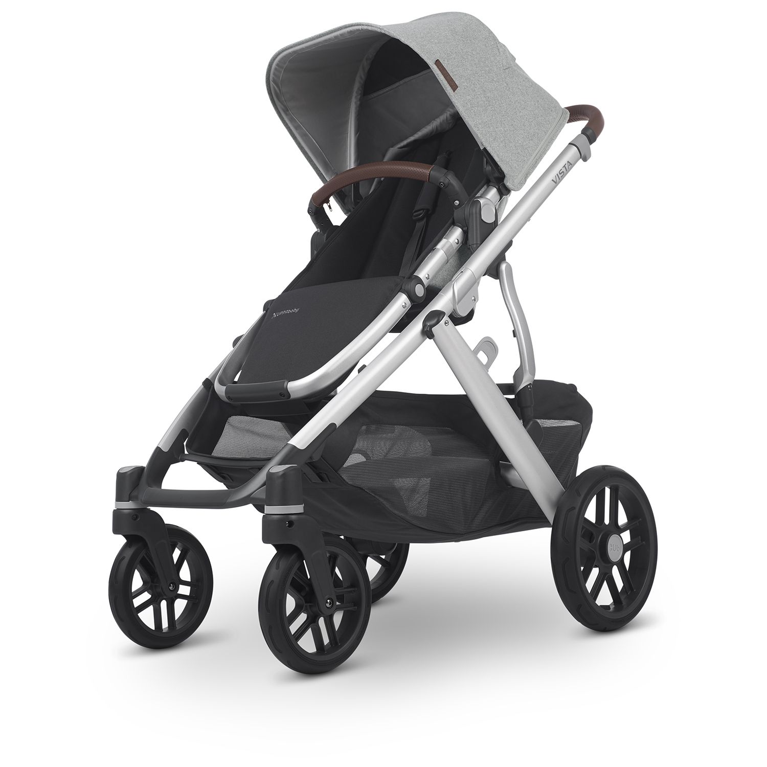 Коляска 2в1 UPPAbaby Vista V2 Stella Серебристый меланж - фото 2