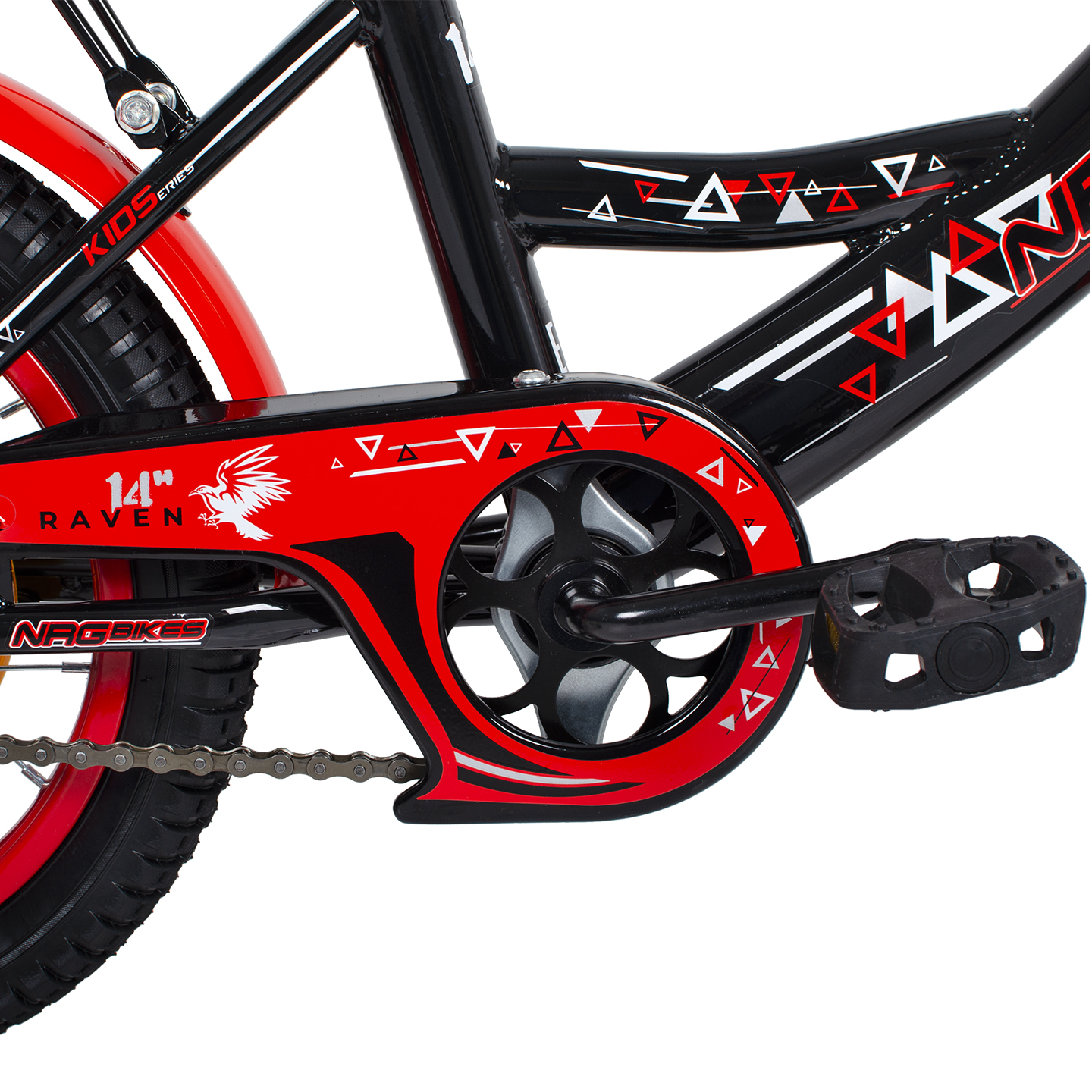 Велосипед NRG BIKES RAVОN 14 black-red - фото 19