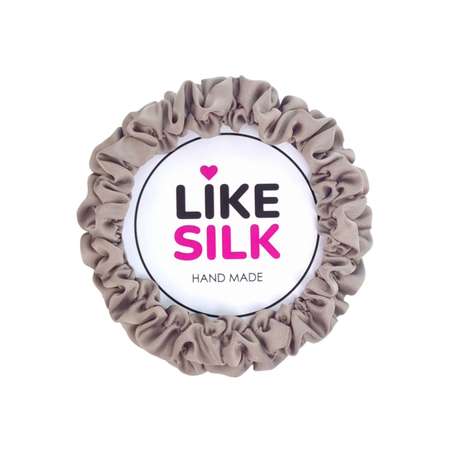 Резинка для волос LIKE SILK №1 шёлк ARMANI капучино