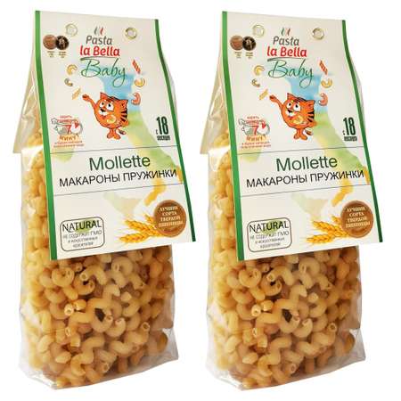 Макароны для детей Pasta la Bella Baby Макароны Пружинки 2 упаковки