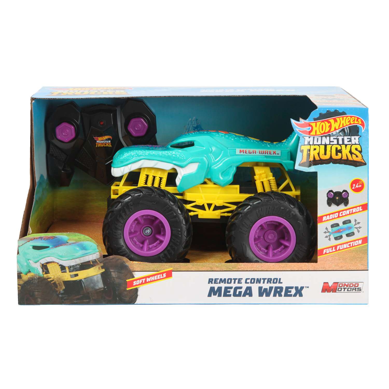 Машина Hot Wheels РУ Mega Wrex 63680 - фото 2