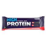 Батончик VPLAB High Protein Fitness Bar клубника 50г