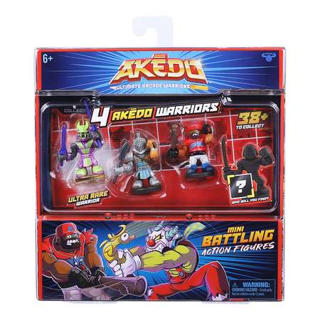 Набор игровой Akedo 4 коллекционный 4фигурки 39456