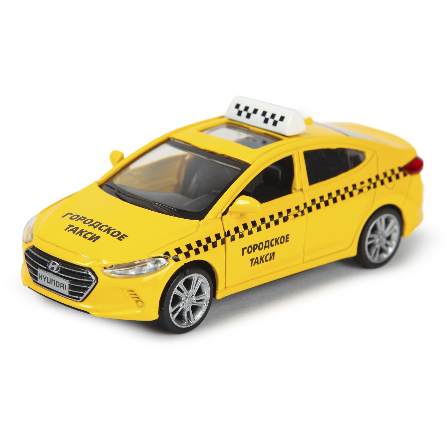 Машина MSZ 1:40 Elantra Taxi Желтая 67372 купить по цене 399 ₽ в  интернет-магазине Детский мир