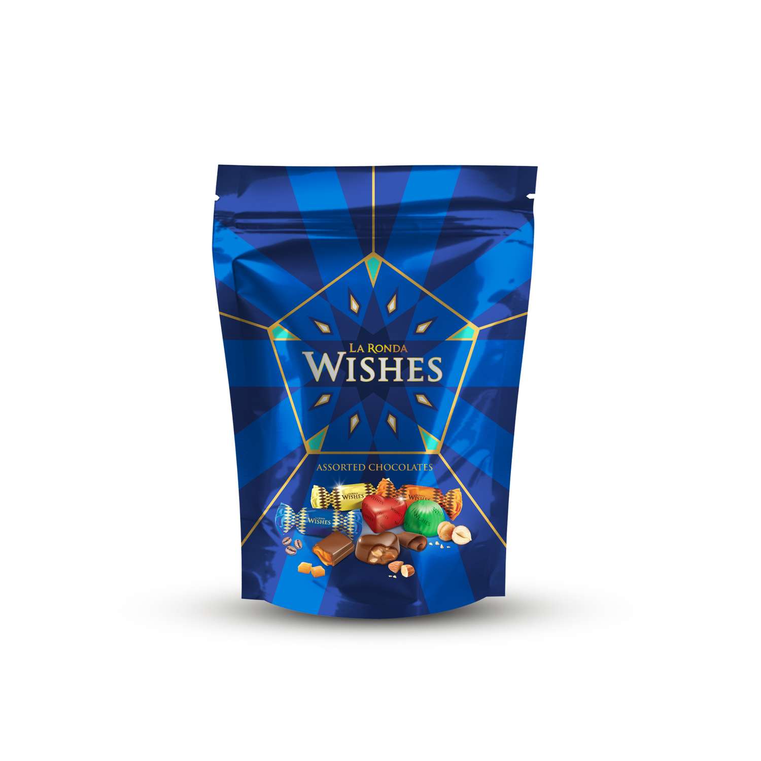 Ассорти шоколадных конфет Wishes с начинкой 100 грамм - фото 1