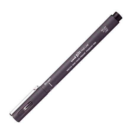 Линер UNI PINBR-200 S кисть темно-серый