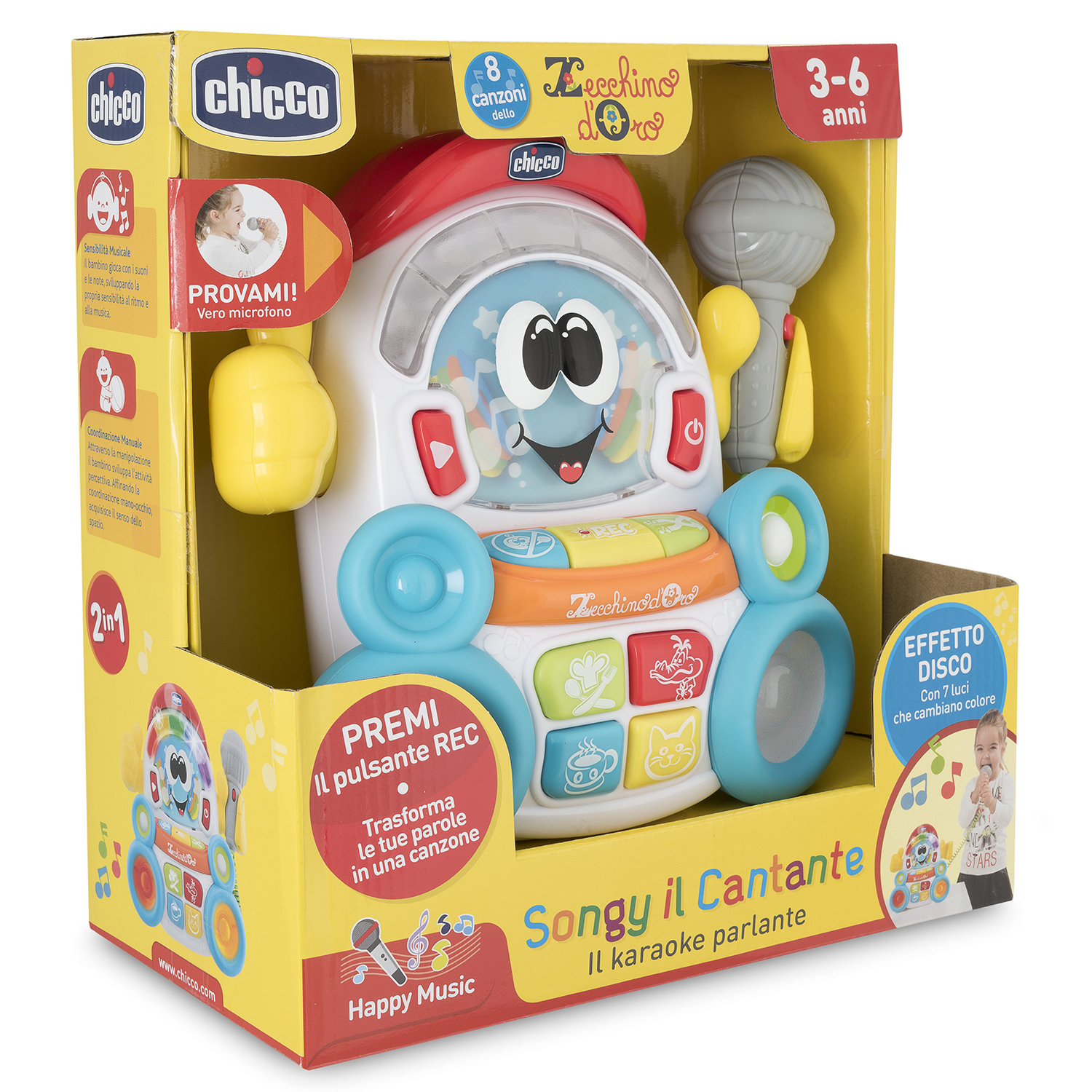 Игрушка Chicco Караоке музыкальная 00009492000180 - фото 3