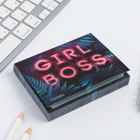 Блок ArtFox бумаги для записей Girl boss отрывные 180 л.