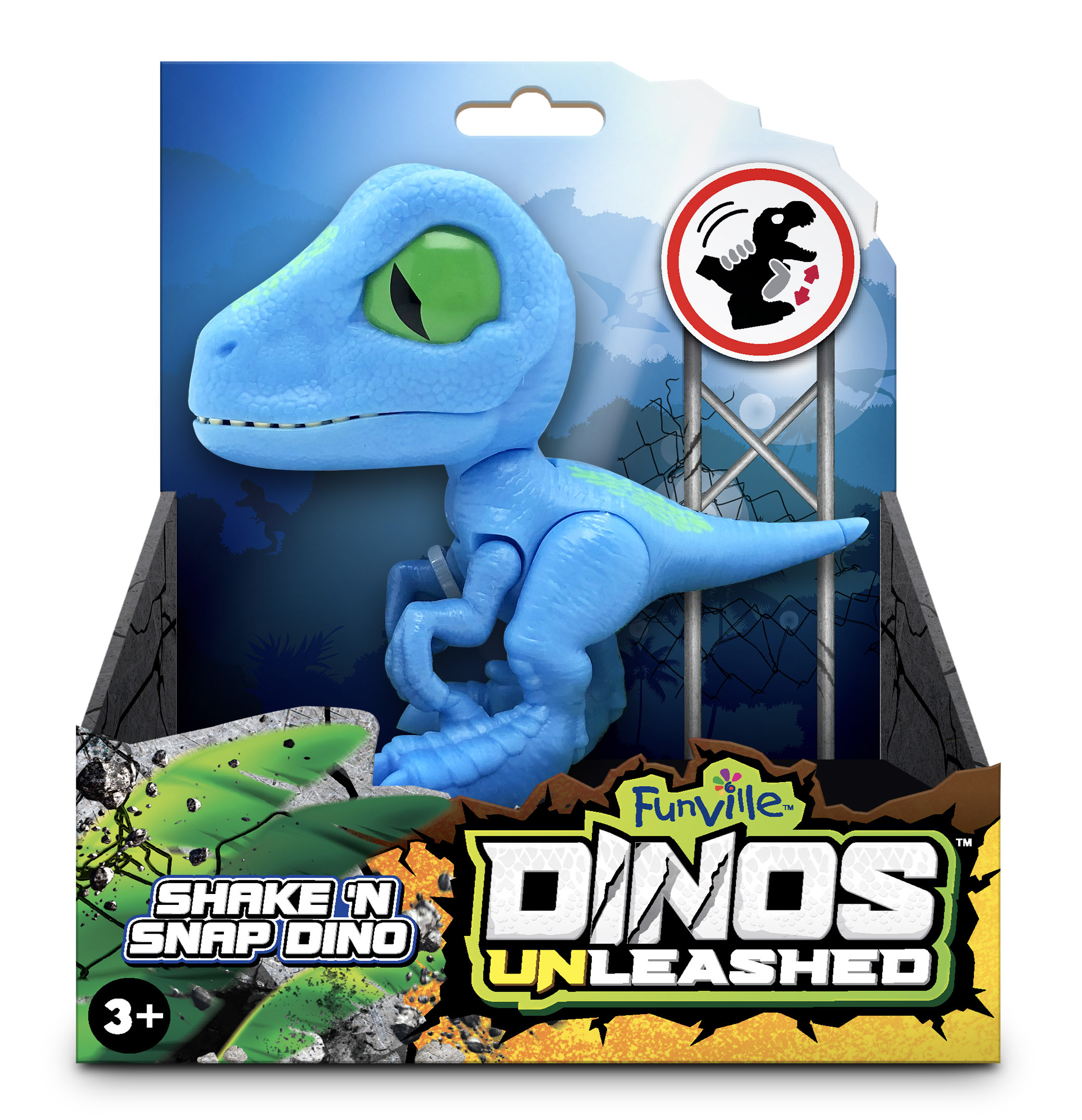 Фигурка динозавра Dinos Unleashed клацающий раптор мини купить по цене 839  ₽ в интернет-магазине Детский мир