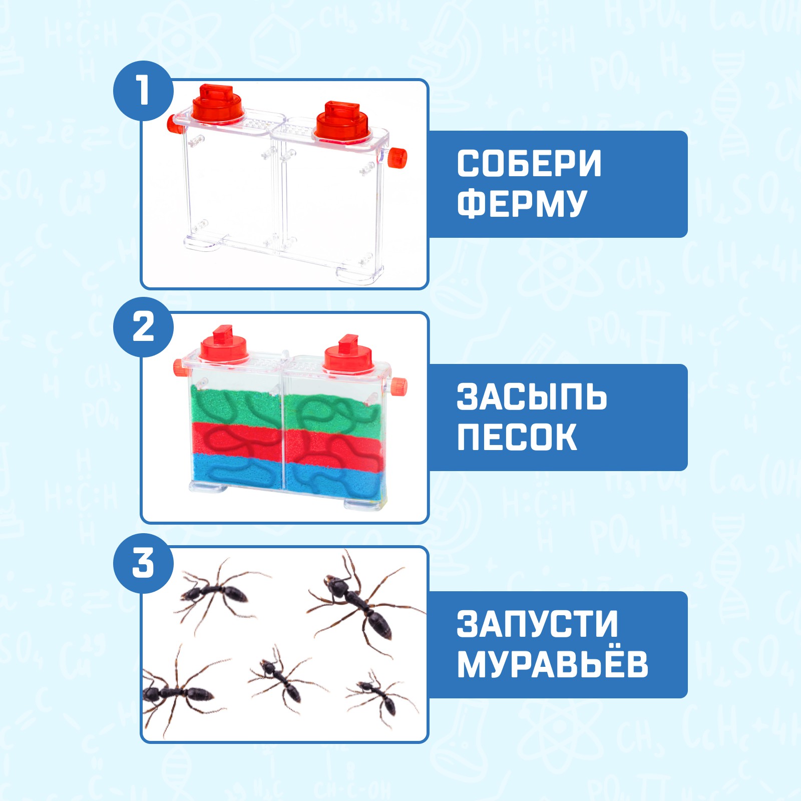 Набор для опытов Эврики «Муравьиная ферма» - фото 3