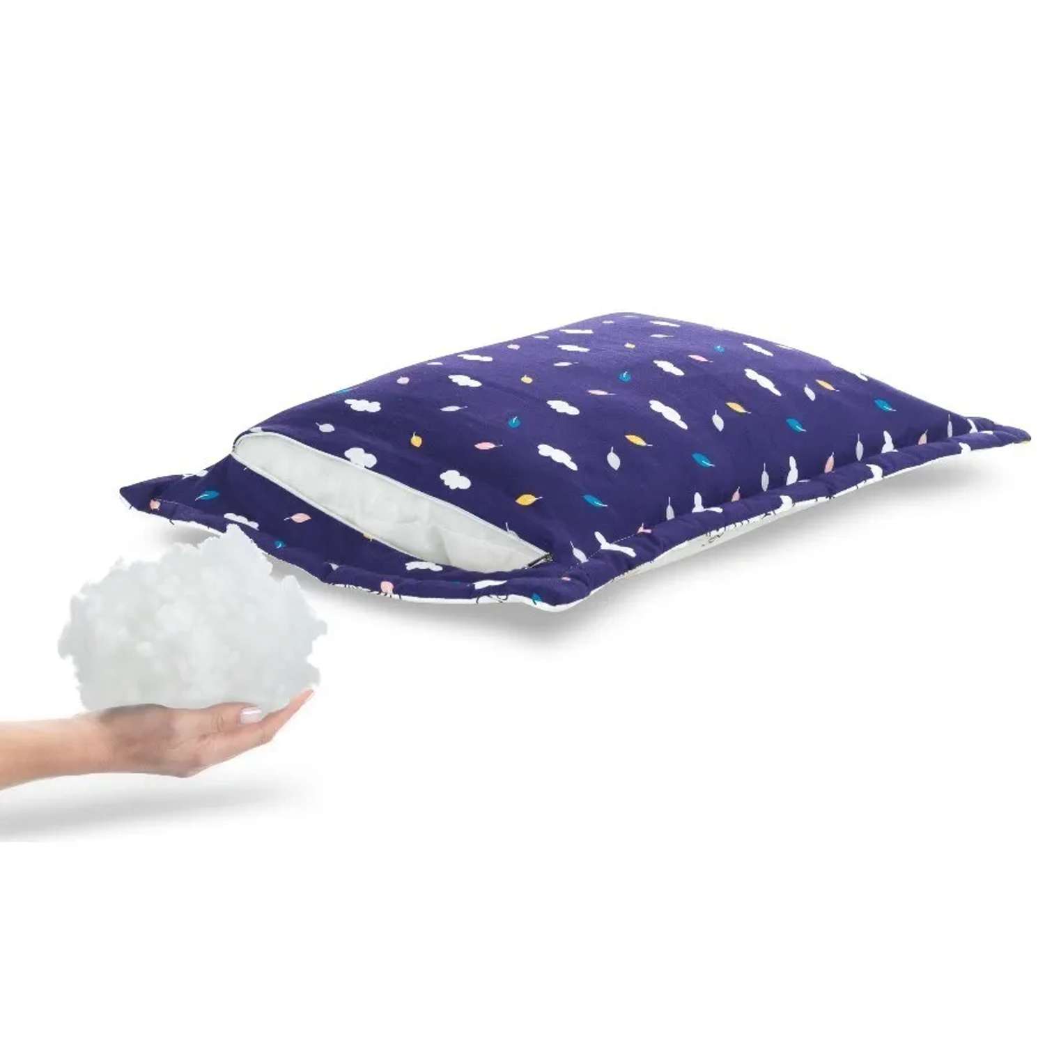 Подушка детская Dormeo Сова фиолетовый/синий 40х60 см - фото 2
