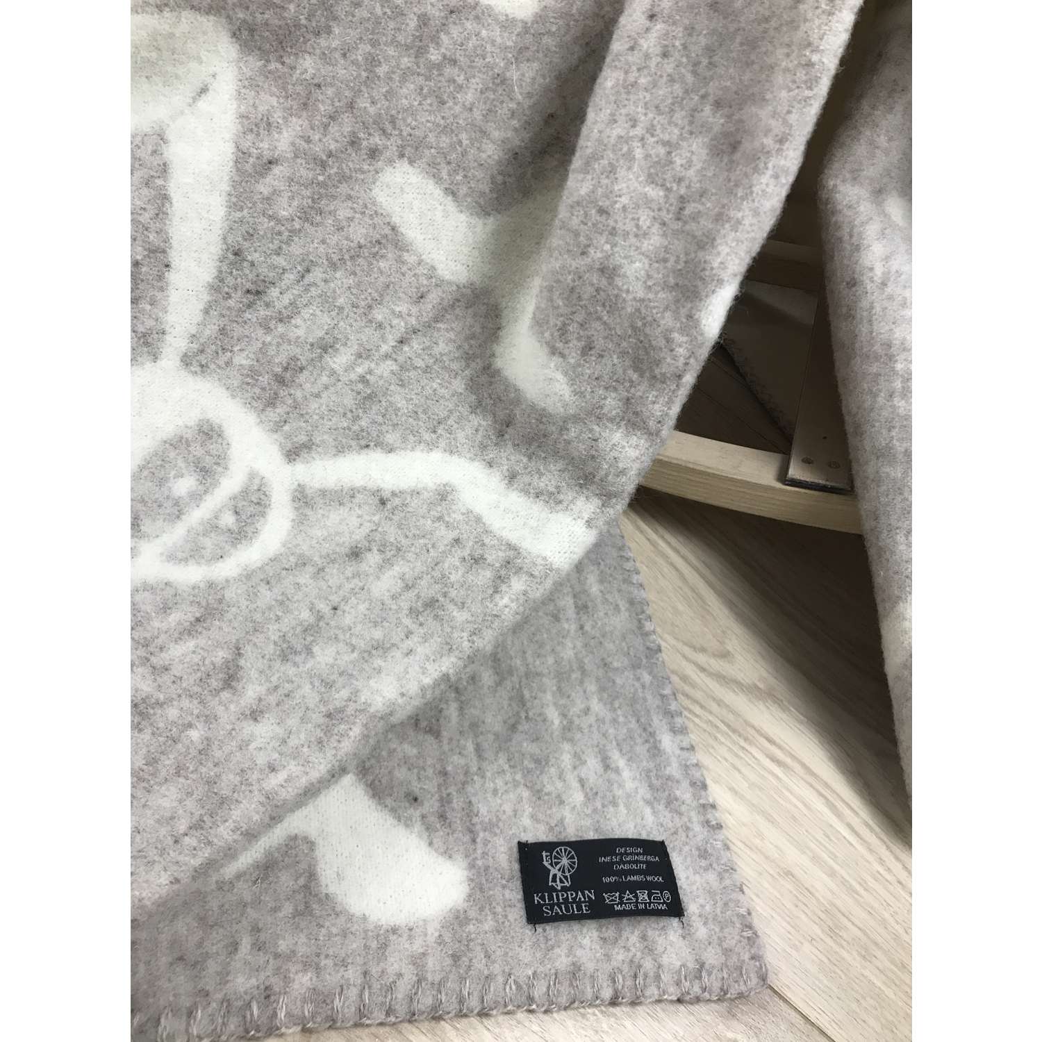 Одеяло детское Klippan Saule Супер зайцы грэй 100х140 см - фото 3