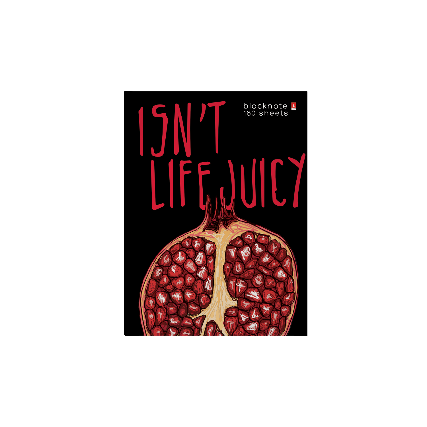 Блокнот АЛЬТ Juicy Life. Гранат А6 110х145 мм клетка 160 листов - фото 2