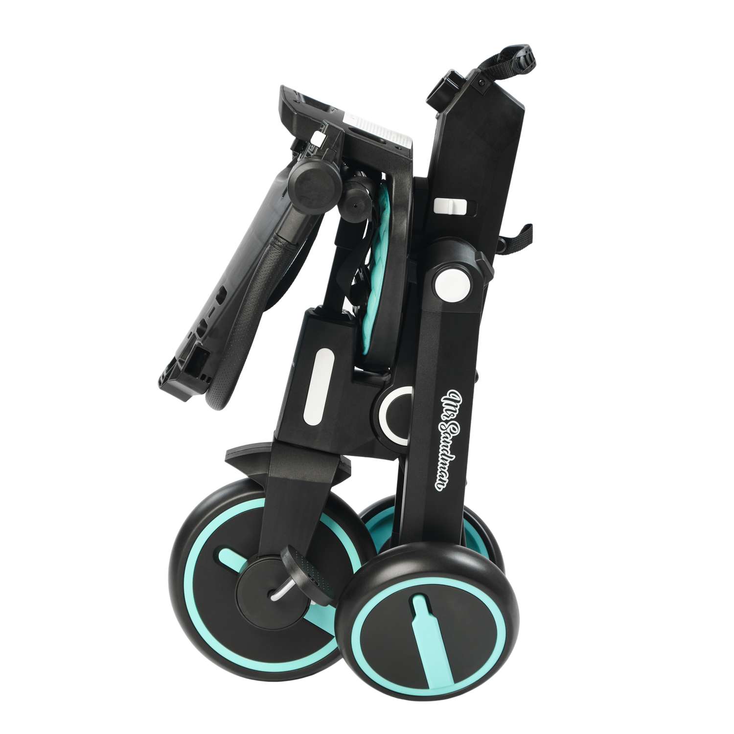Велосипед-коляска трехколесный Mr Sandman трансформер с ручкой - фото 8