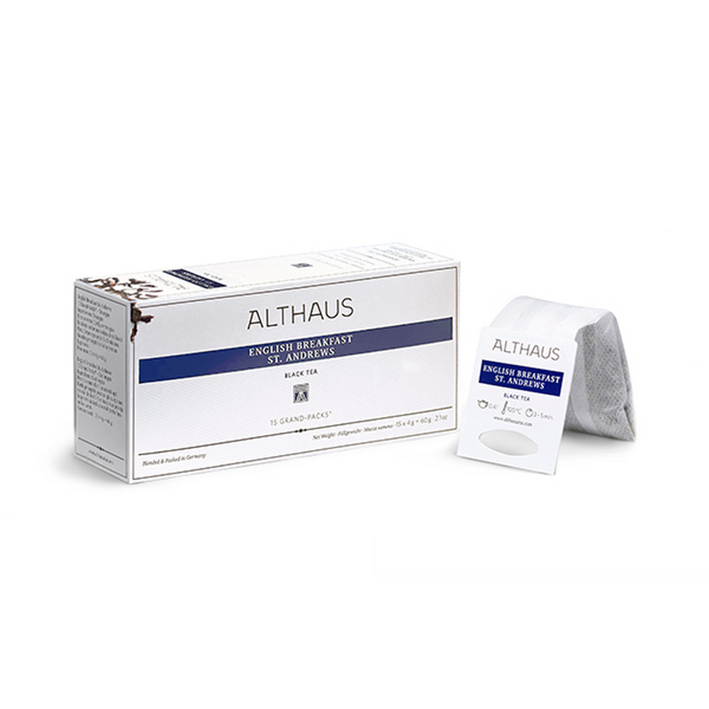 Чай ALTHAUS Grand Pack English Breakfast St. Andrews 15 x 4 g - фото 1