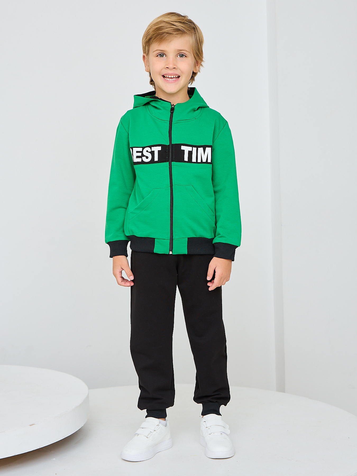 Костюм спортивный Mil Art kids 1902201528SUIT-SPORT-TITLE-GREEN - фото 1