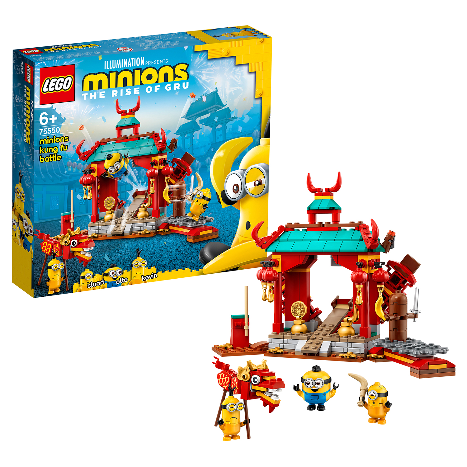 Конструктор LEGO Minions Бойцы кунг-фу 75550 - фото 1