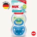 Соска пустышка ортодонтическая силикон Nuk NUK SIGNATURE