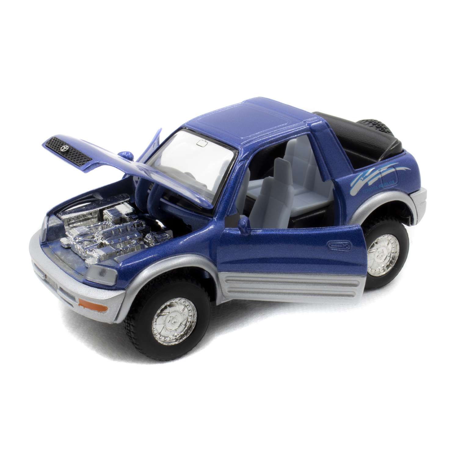 Модель автомобиля KINSMART Тойота РАВ4 синий АМ001/3 - фото 2