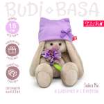 Мягкая игрушка BUDI BASA Зайка Ми в шапочке и с букетом 15 см SidX-627