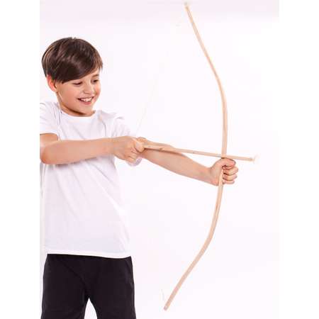 Деревянный лук Древо Игр детский со стрелами на присосках