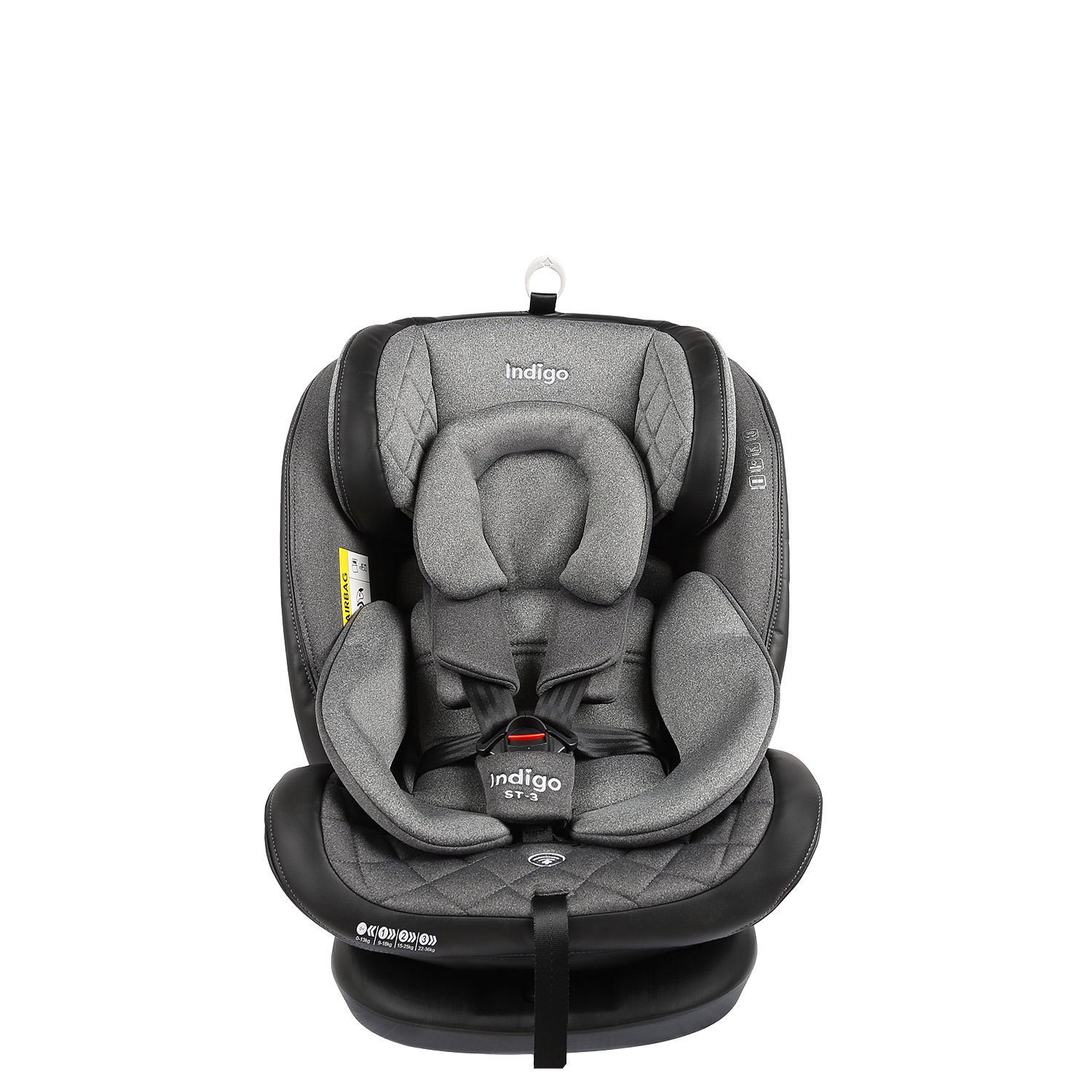 Автокресло Indigo Aero isofix Серый - фото 3