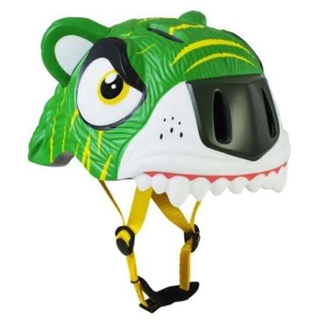 Шлем защитный Crazy Safety Green Tiger с механизмом регулировки размера 49-55 см
