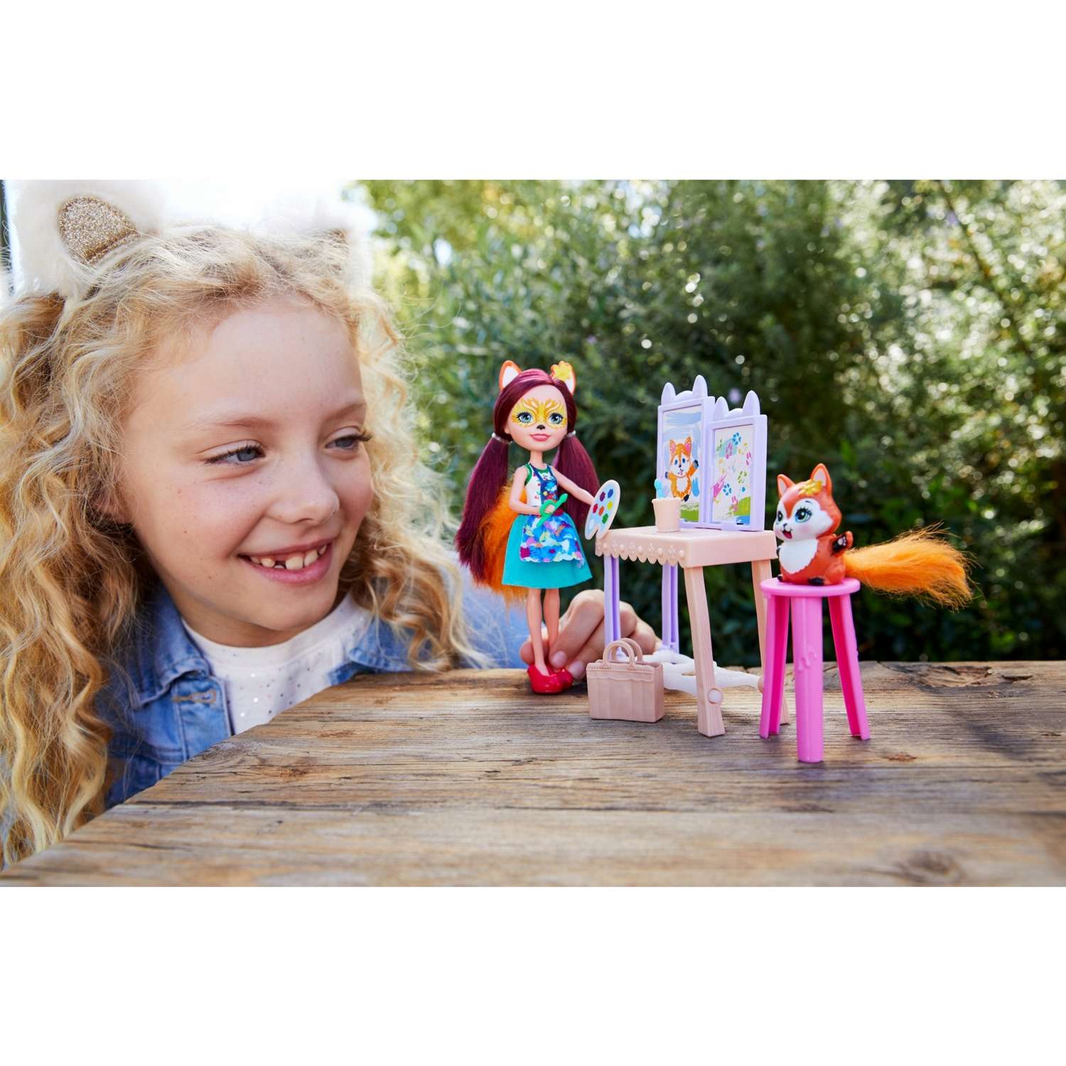 Кукла Enchantimals Художественная студия со зверюшкой и тематическим набором GBX03 FCC62 - фото 9