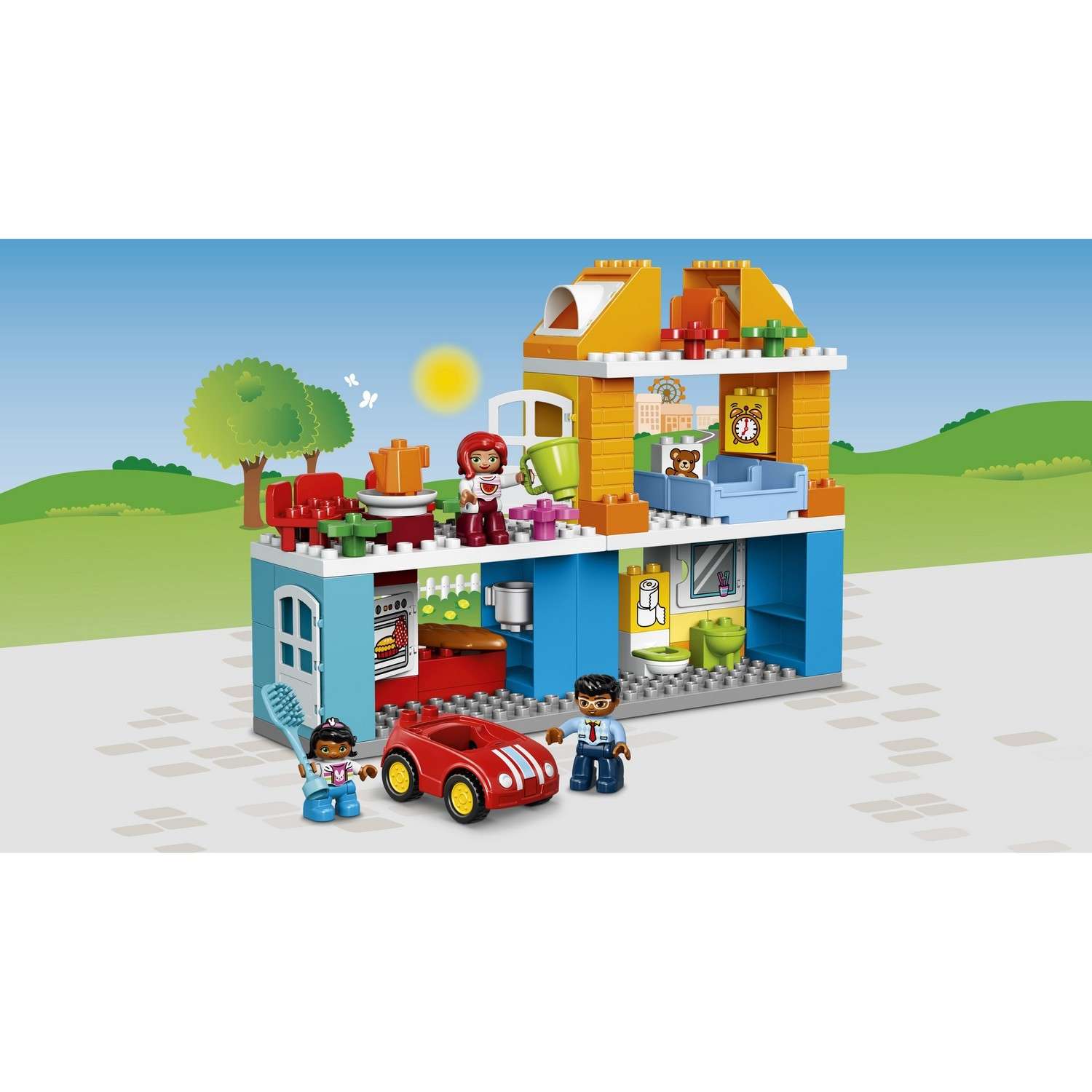 Конструктор LEGO DUPLO Town Семейный дом (10835) купить по цене 11490 ₸ в  интернет-магазине Детский мир