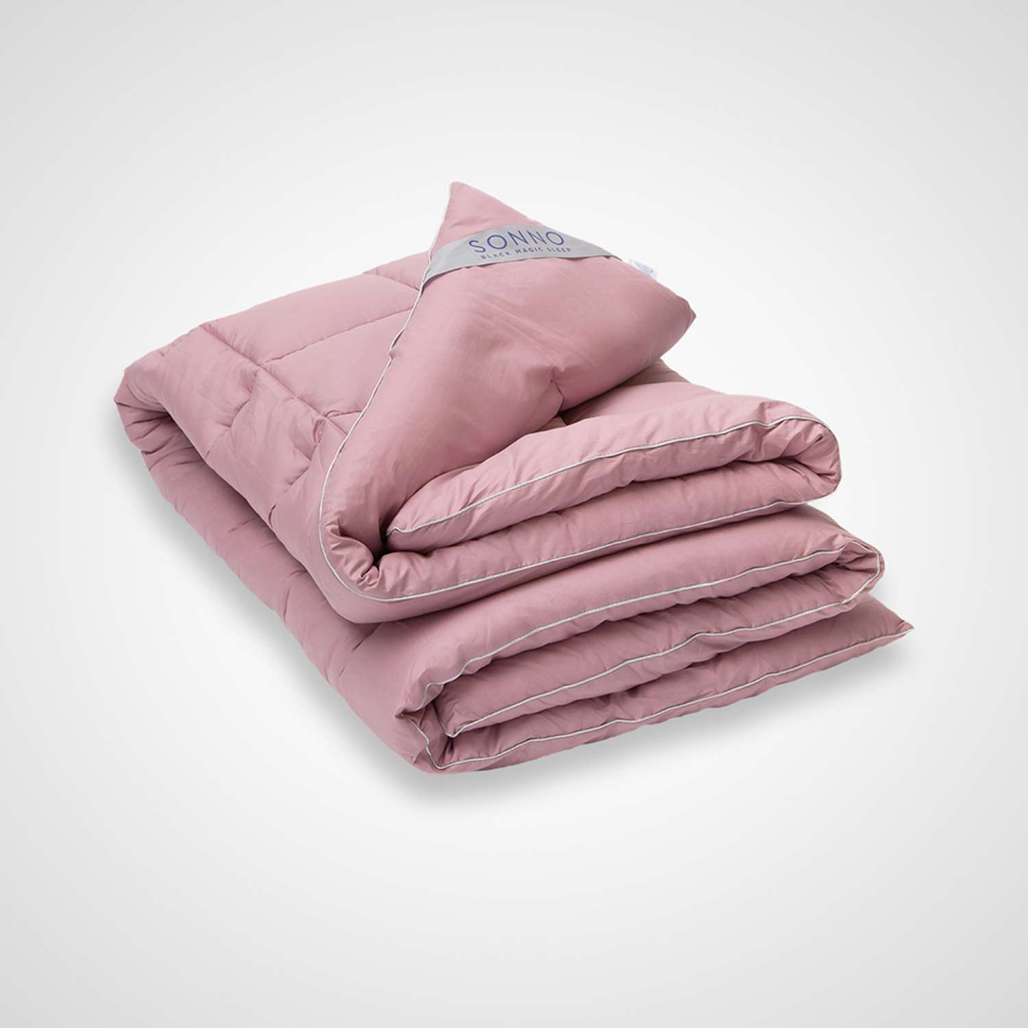 Одеяло SONNO ALCHIMIA 2-x спальный 170x205 всесезонное с наполнителем Amicor розовый - фото 1