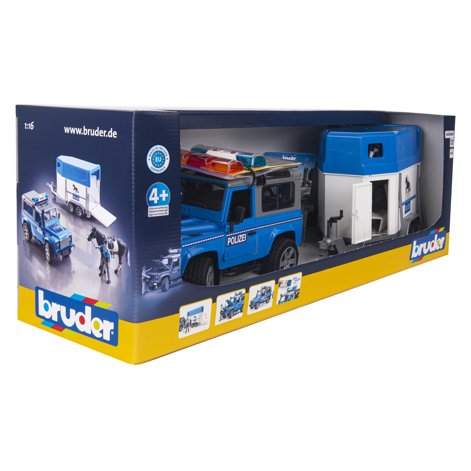 Игровой набор Bruder Land Rover Полиция 02-588 - фото 3