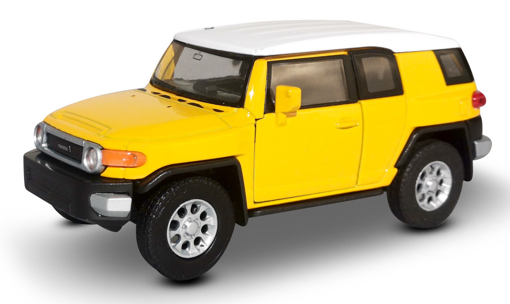 Машинка WELLY модель Toyota Fj Cruiser 1:38 желтая