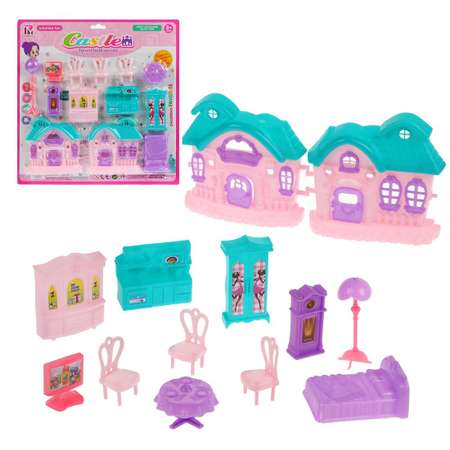 Кукольный домик Наша Игрушка игровой набор 12 предметов