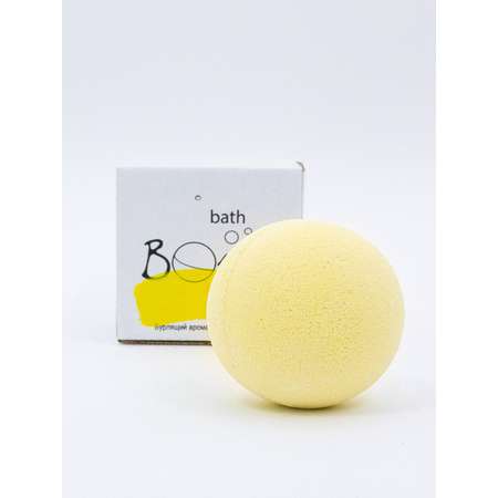 Бомбочка для ванной Finn Lux Большой жёлтый шар Ванильное небо