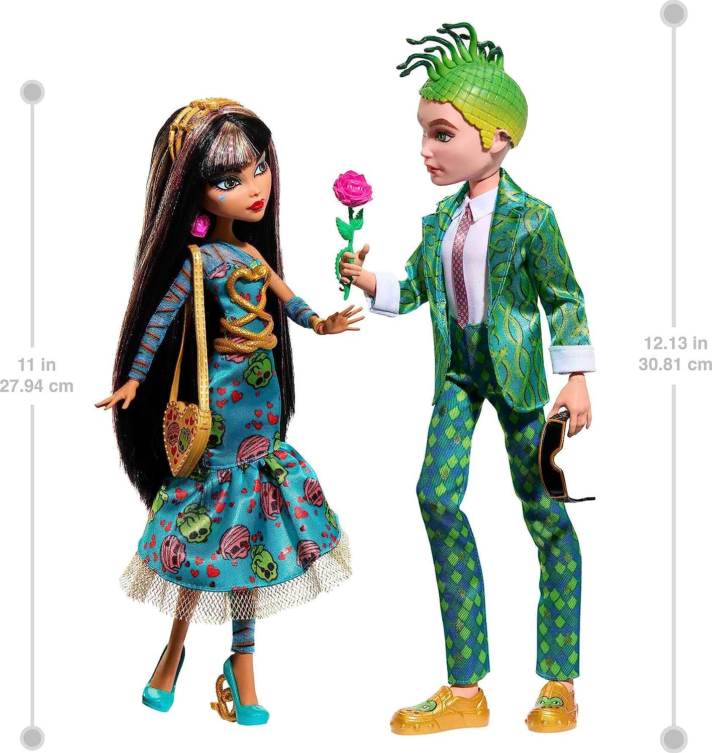 Набор игровой Monster High Howliday Love Edition Valentiness day 2-pack Cleo and Deuce HKY85 HKY85 - фото 7