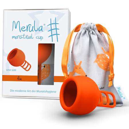 Менструальная чаша Merula оранжевая One Size