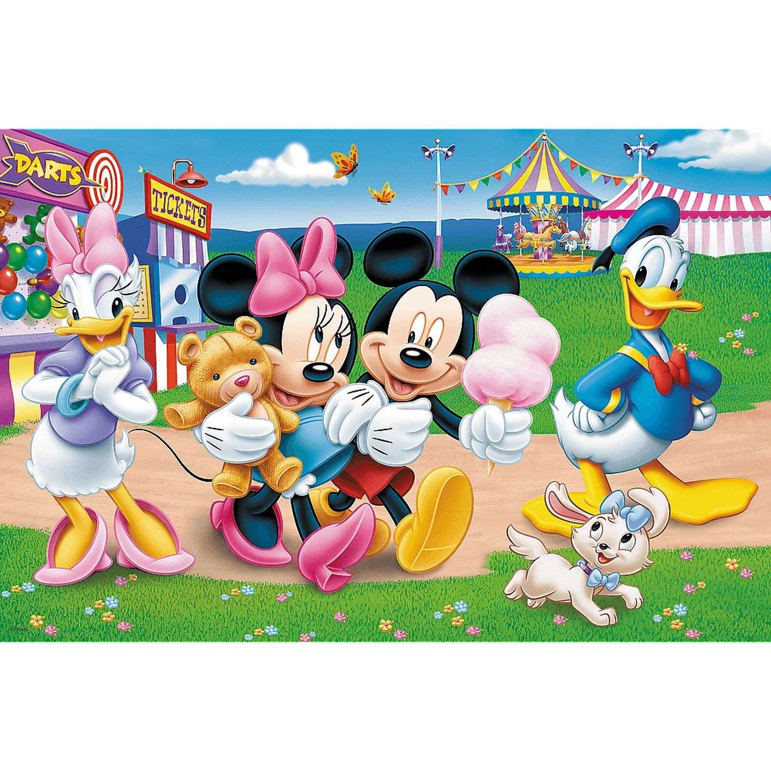 Пазл Trefl Disney Super Maxi Микки Маус на ярмарке 24элемента 41005 - фото 2