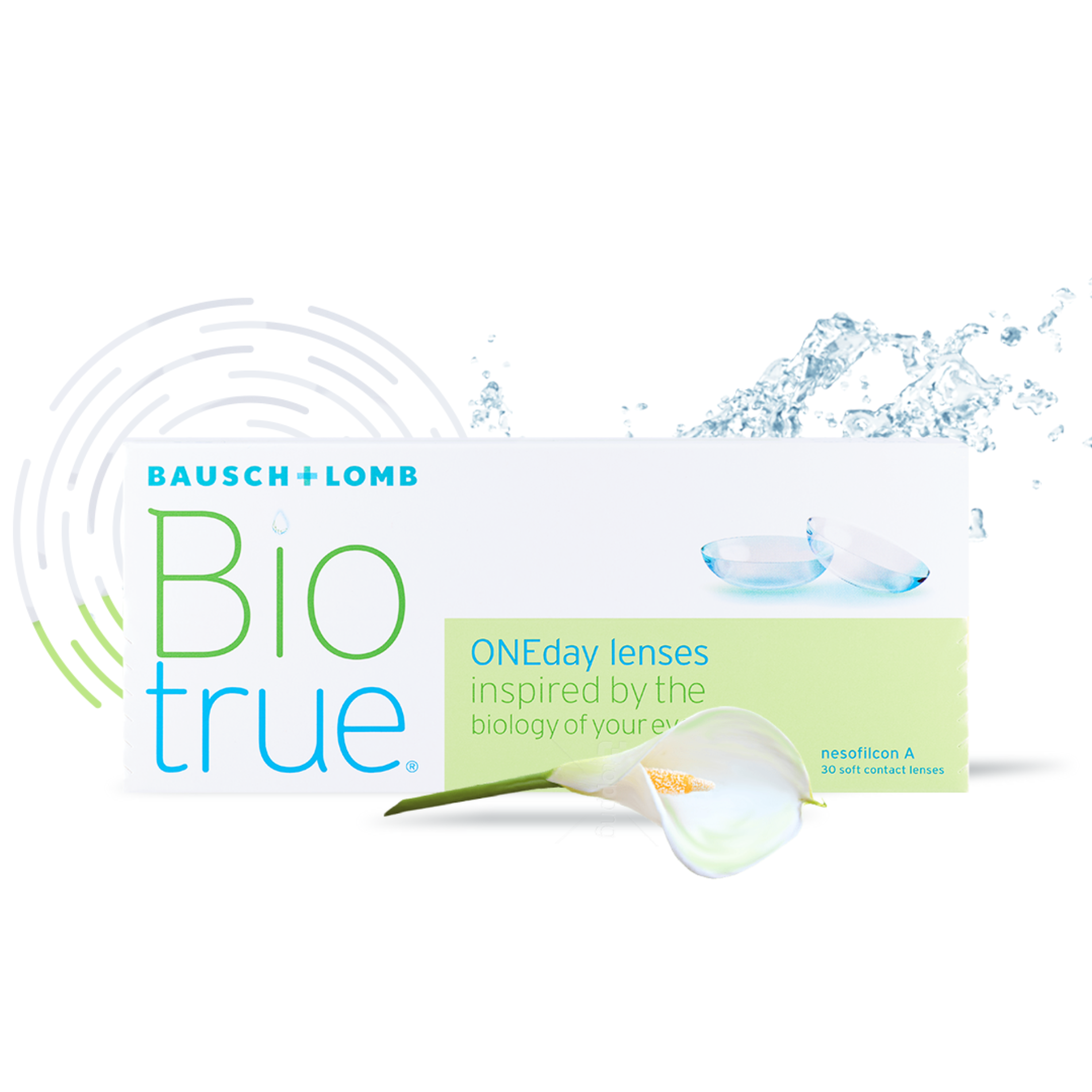 Контактные линзы Bausch+Lomb BioTrue ONEDAY 30 pk R 8.6 D-2.00 - фото 1